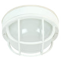 Craftmade Bulkheads Round Bulkhead 1 Light Large Flush/wall Mount In Stainless Steel