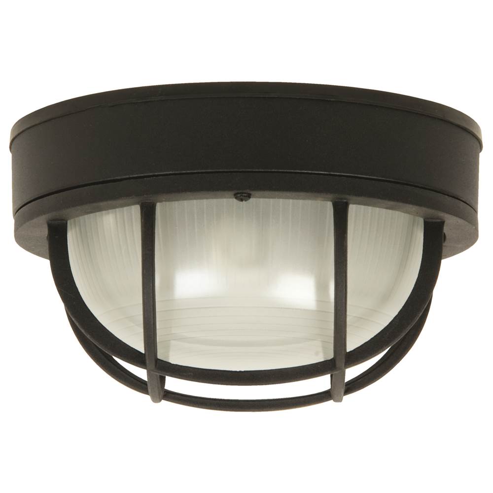 Craftmade Bulkheads Round Bulkhead 1 Light Large Flush/wall Mount In Stainless Steel