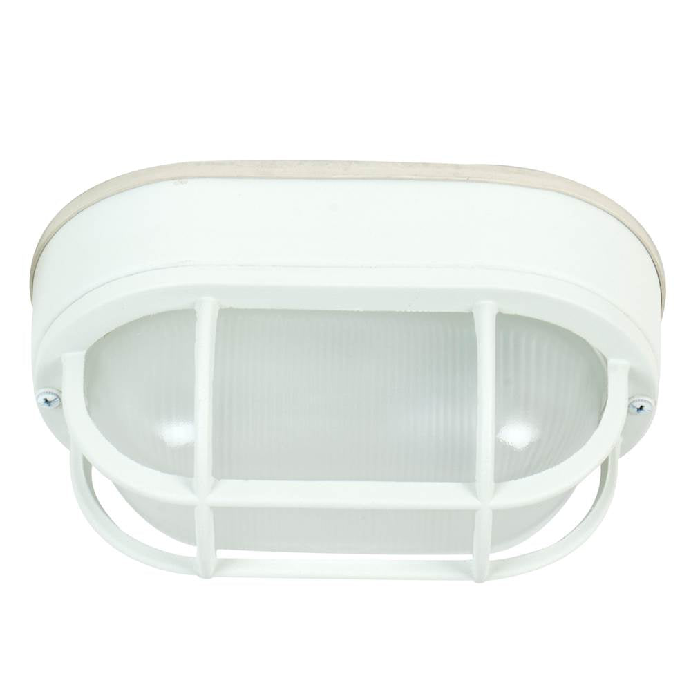 Craftmade Bulkheads Oval Bulkhead 1 Light Small Flush/wall Mount In Textured Black