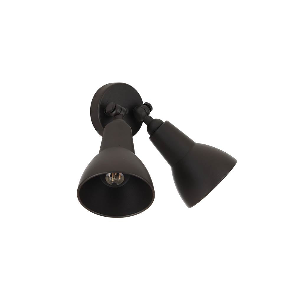 Craftmade Z402-DTZ Dark Textured Bronze 2 Light Directional Bullet In Dark Textured Bronze Image 6