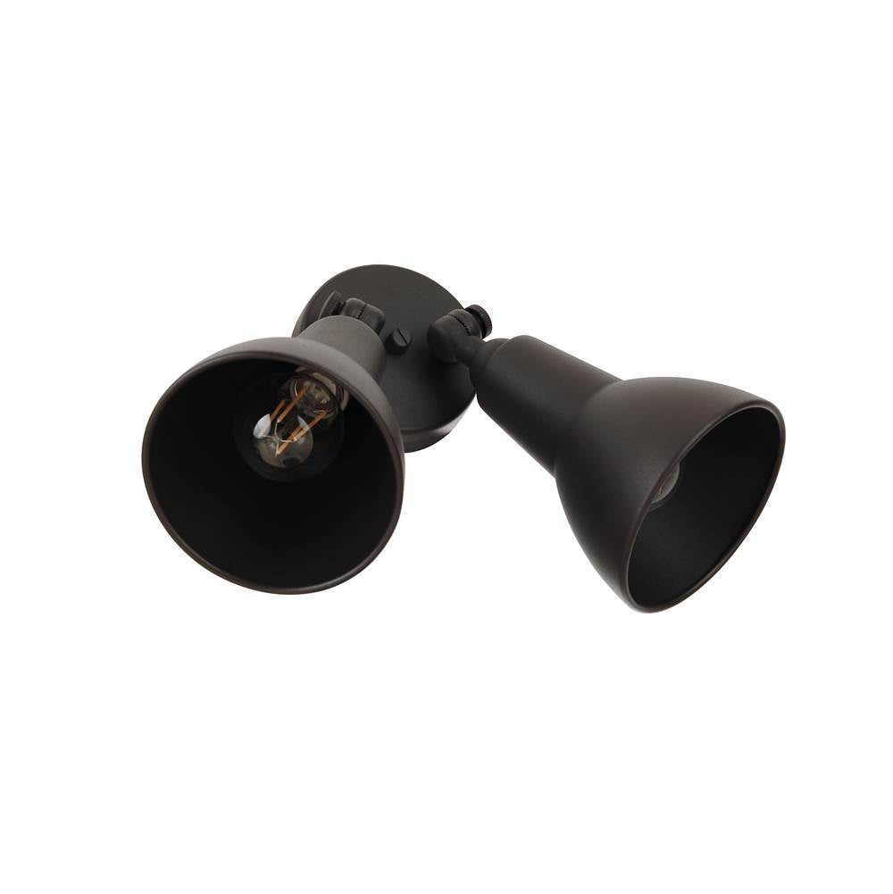 Craftmade Z402-DTZ Dark Textured Bronze 2 Light Directional Bullet In Dark Textured Bronze Image 4