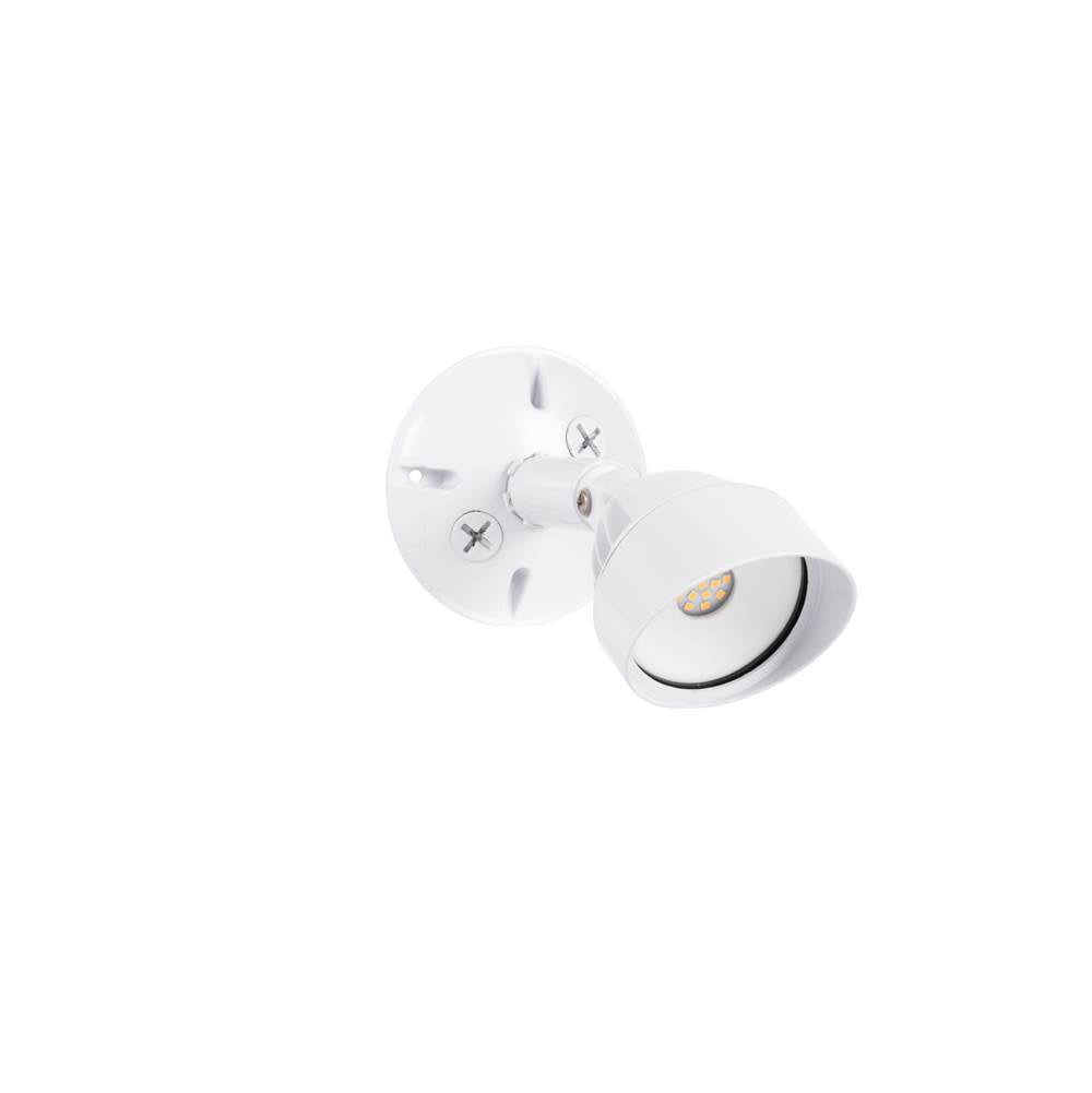 Craftmade Z421-W-LED White 1 Light Outdoor Led Flood In White Image 1
