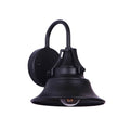 Craftmade Union 1 Light Small Outdoor Wall Lantern In Midnight