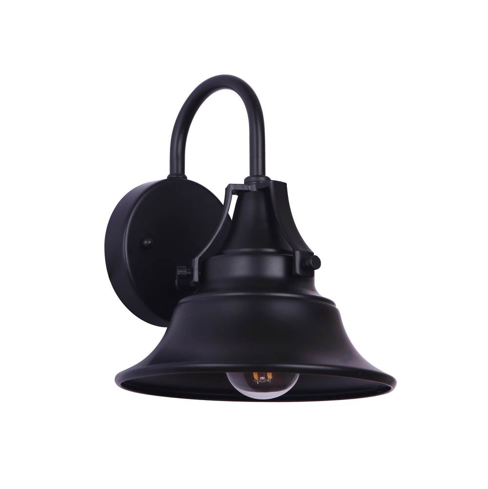 Craftmade Union 1 Light Small Outdoor Wall Lantern In Midnight