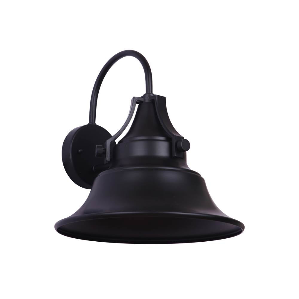 Craftmade Union 1 Light Medium Outdoor Wall Lantern In Midnight