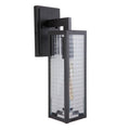 Craftmade Deka 1 Light Medium Outdoor Wall Lantern In Midnight