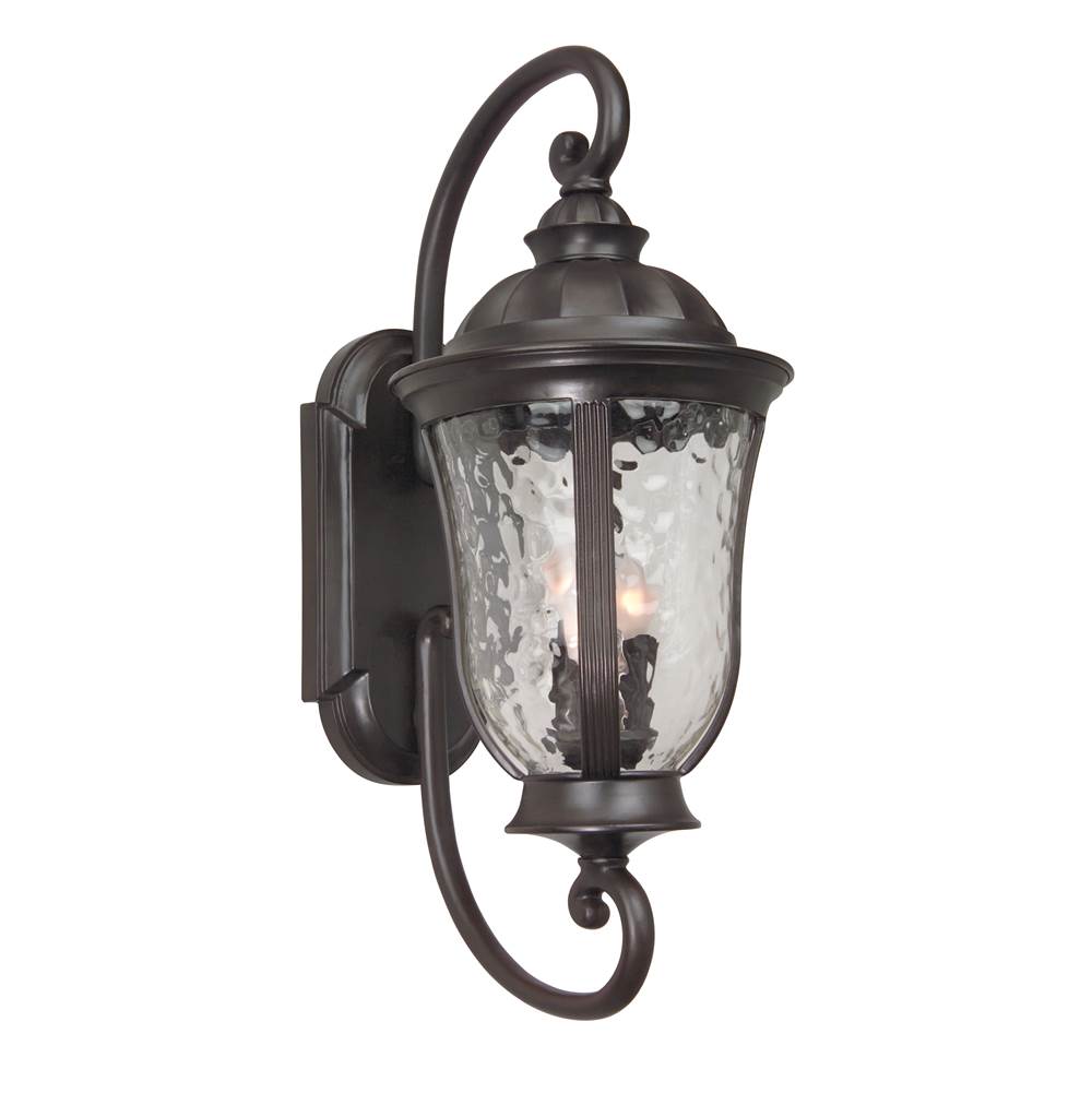 Craftmade Z6020-OBO Oiled Bronze Frances 3 Light Large Outdoor Wall Lantern In Oiled Bronze Outdoor Image 1