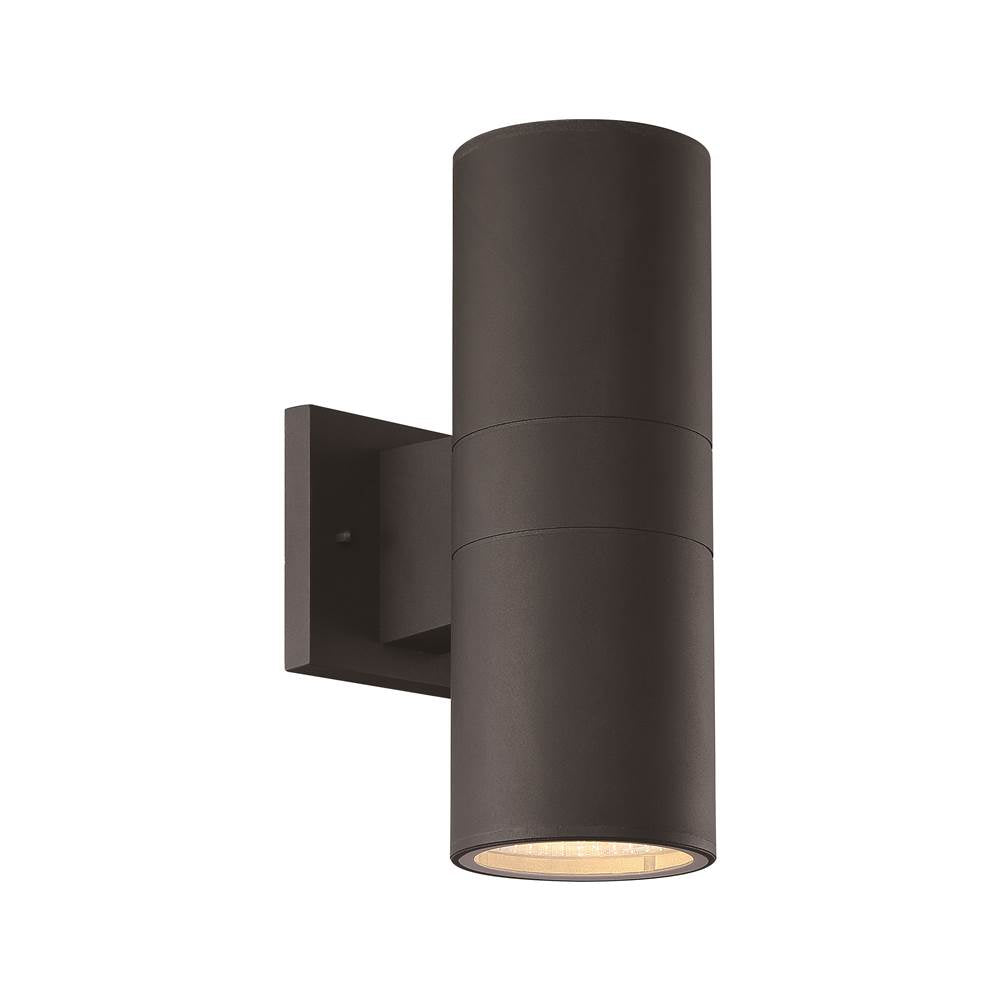 Craftmade ZA2120-TB-LED Textured Black Pillar 1 Light Up/down Outdoor Led Wall Lantern In Textured Black Image 1
