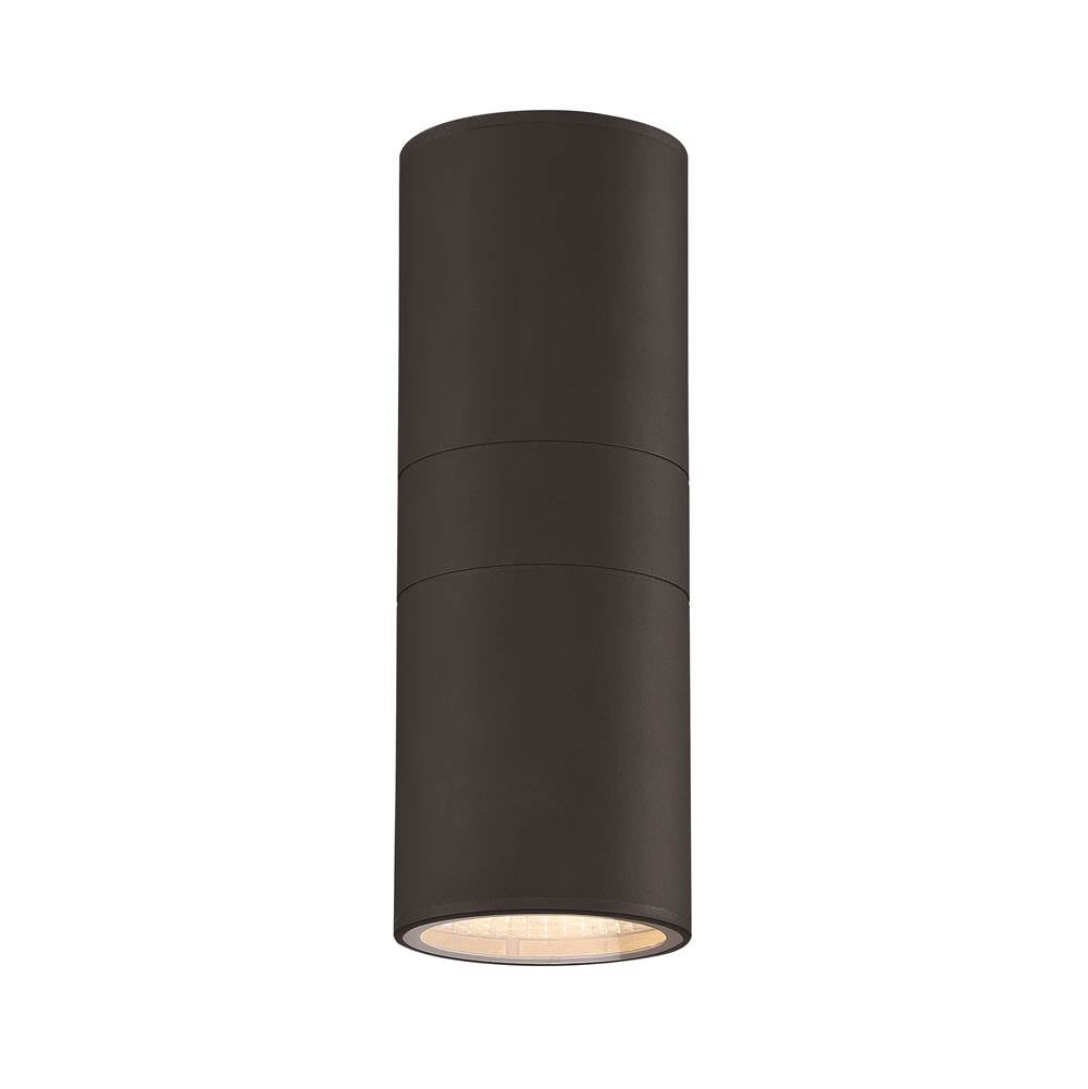 Craftmade ZA2120-TB-LED Textured Black Pillar 1 Light Up/down Outdoor Led Wall Lantern In Textured Black Image 4