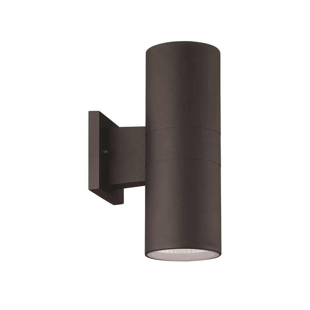 Craftmade ZA2120-TB-LED Textured Black Pillar 1 Light Up/down Outdoor Led Wall Lantern In Textured Black Image 2