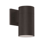 Craftmade Pillar 1 Light Outdoor Led Wall Lantern In Textured Black