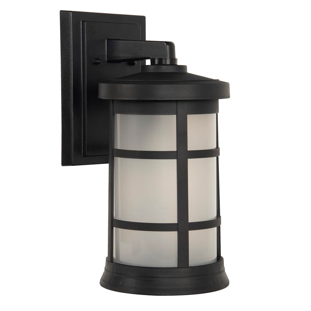 Craftmade Resilience 1 Light Medium Outdoor Wall Lantern In Textured Black