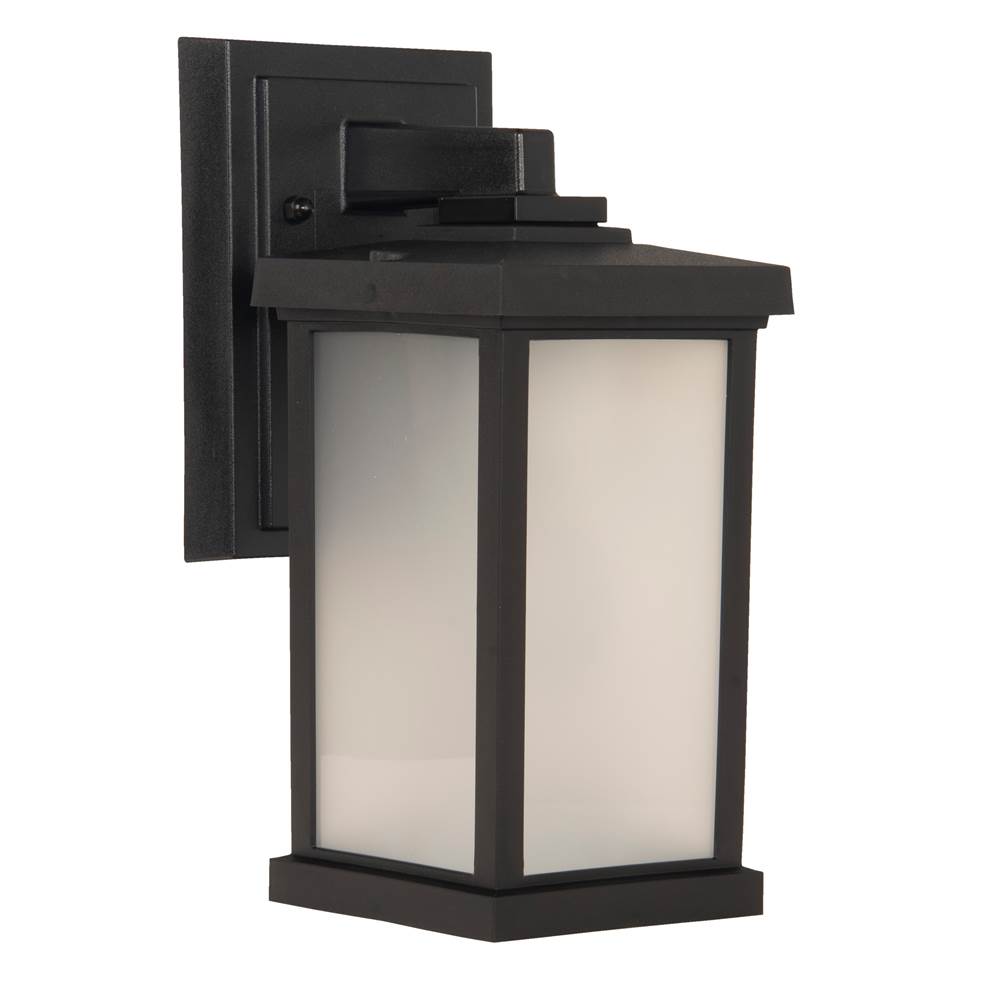 Craftmade Resilience 1 Light Small Outdoor Wall Lantern In Bronze