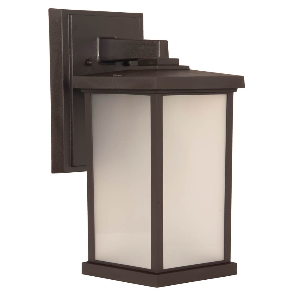 Craftmade Resilience 1 Light Medium Outdoor Wall Lantern In Bronze