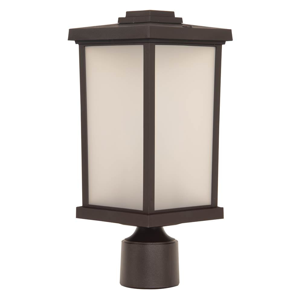 Craftmade Resilience 1 Light Outdoor Post Mount In Bronze