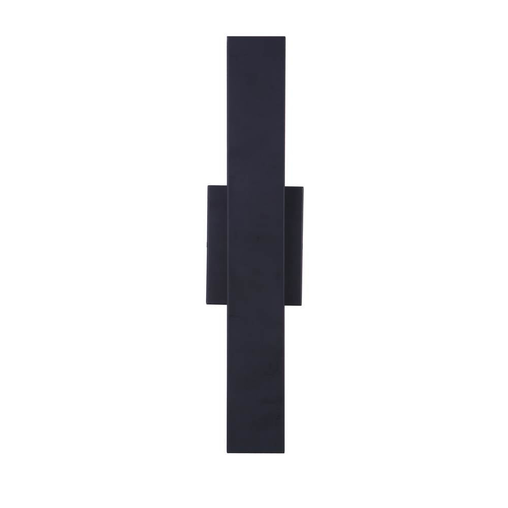 Craftmade Rens 1 Light Medium Outdoor Led Wall Lantern In Midnight