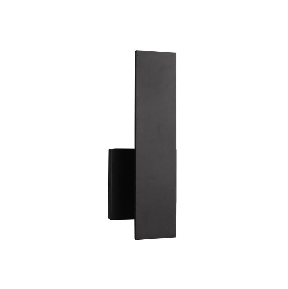 Craftmade ZA2650-MN-LED Midnight Rens 1 Light Outdoor 12'' Led Wall Lantern In Midnight Image 1
