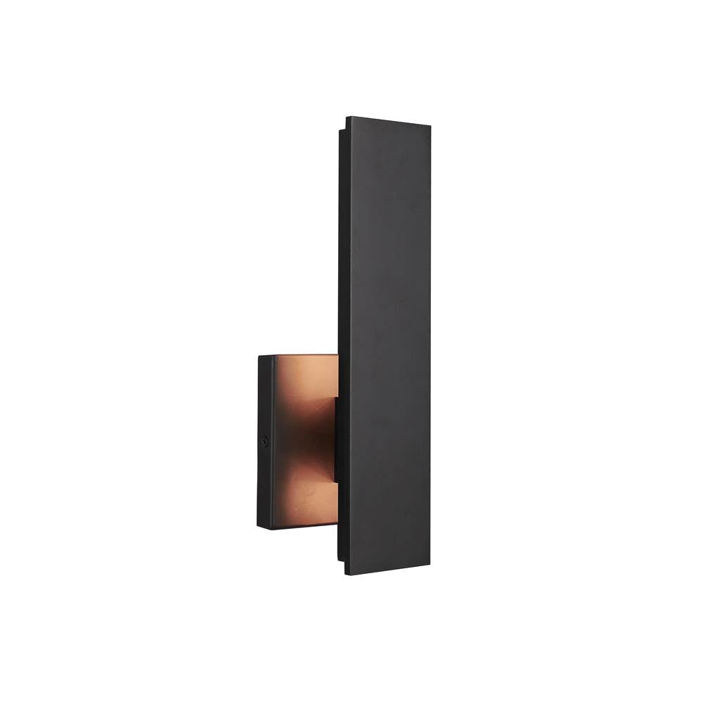 Craftmade ZA2650-MN-LED Midnight Rens 1 Light Outdoor 12'' Led Wall Lantern In Midnight Image 7