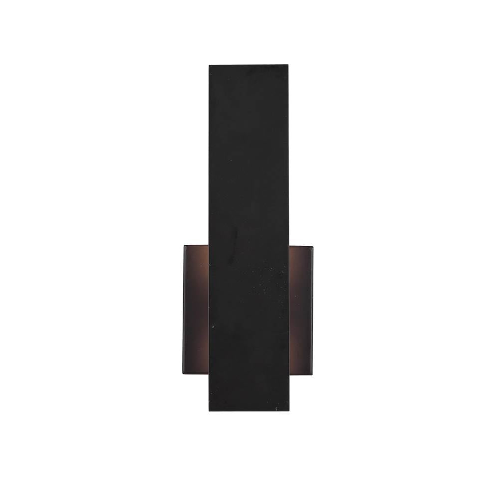 Craftmade ZA2650-MN-LED Midnight Rens 1 Light Outdoor 12'' Led Wall Lantern In Midnight Image 6