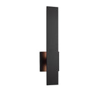 Craftmade Rens 1 Light Outdoor 18'' Led Wall Lantern In Midnight