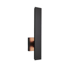 Craftmade ZA2660-MN-LED Midnight Rens 1 Light Outdoor 18'' Led Wall Lantern In Midnight Image 7