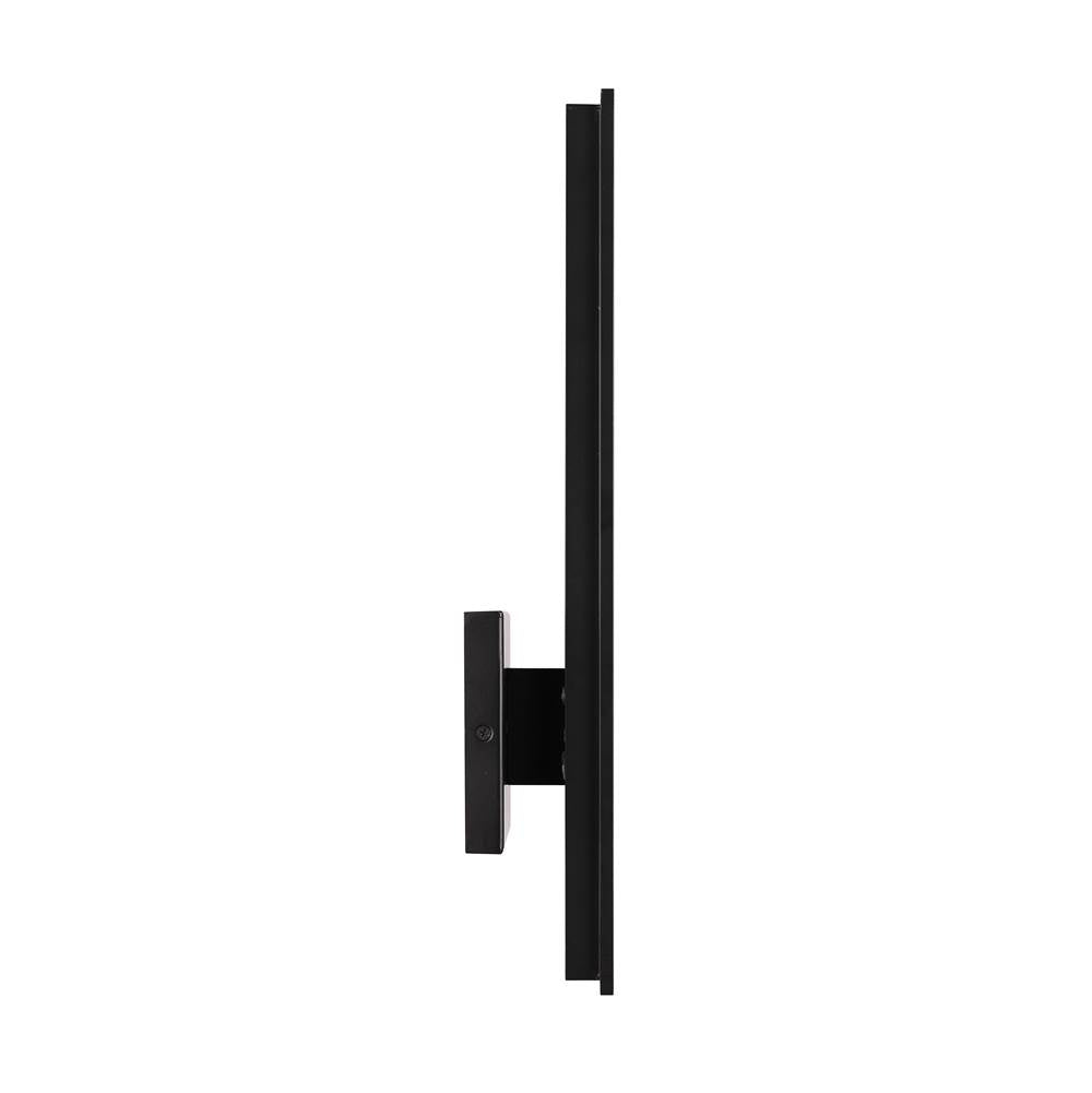 Craftmade ZA2660-MN-LED Midnight Rens 1 Light Outdoor 18'' Led Wall Lantern In Midnight Image 3