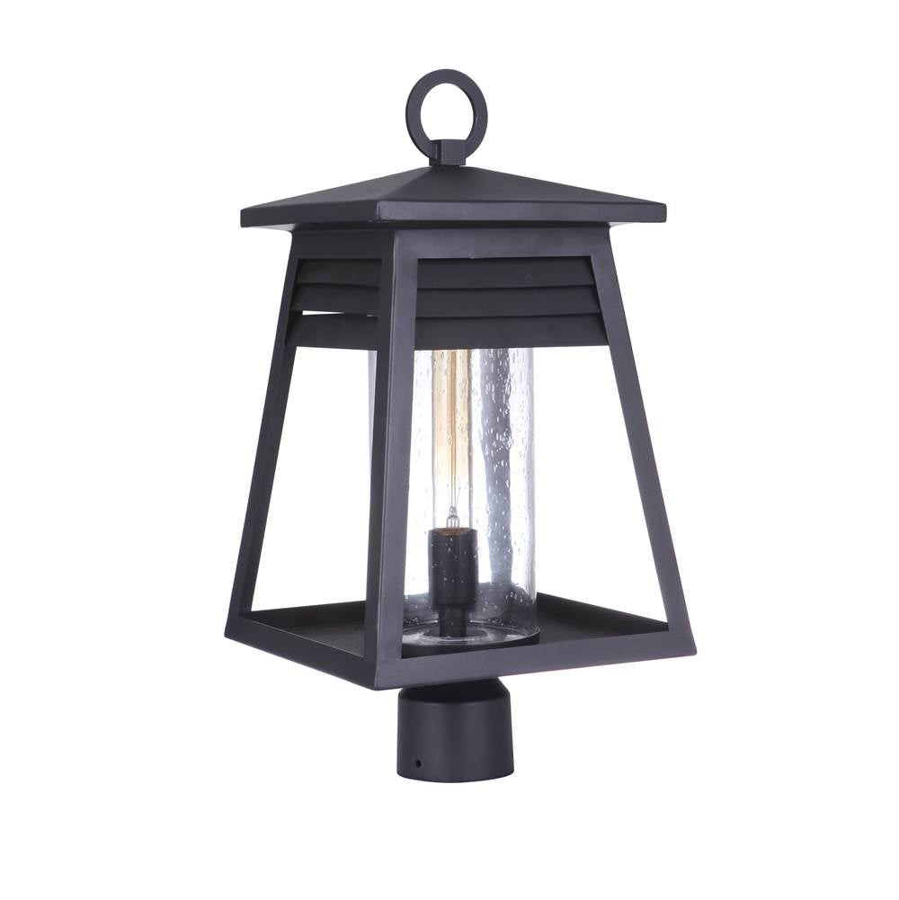 Craftmade Becca 1 Light Large Outdoor Post Mount In Texture Black