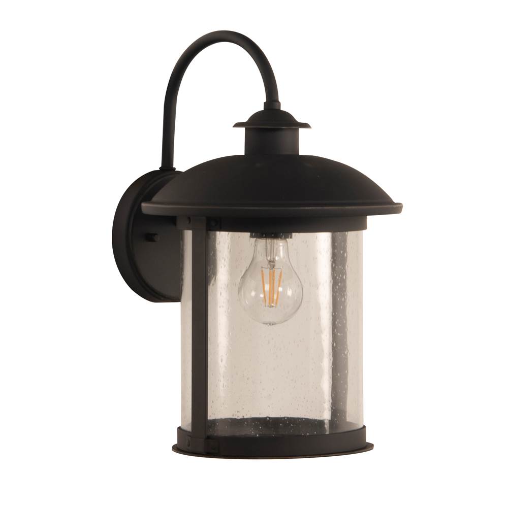 Craftmade ZA3214-DBG Dark Bronze Gilded O'fallon 1 Light Medium Outdoor Wall Lantern In Dark Bronze Gilded Image 1