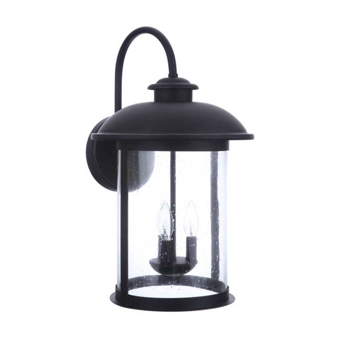 Craftmade O Fallon O'fallon 3 Light Extra Large Outdoor Wall Lantern In Dark Bronze Gilded