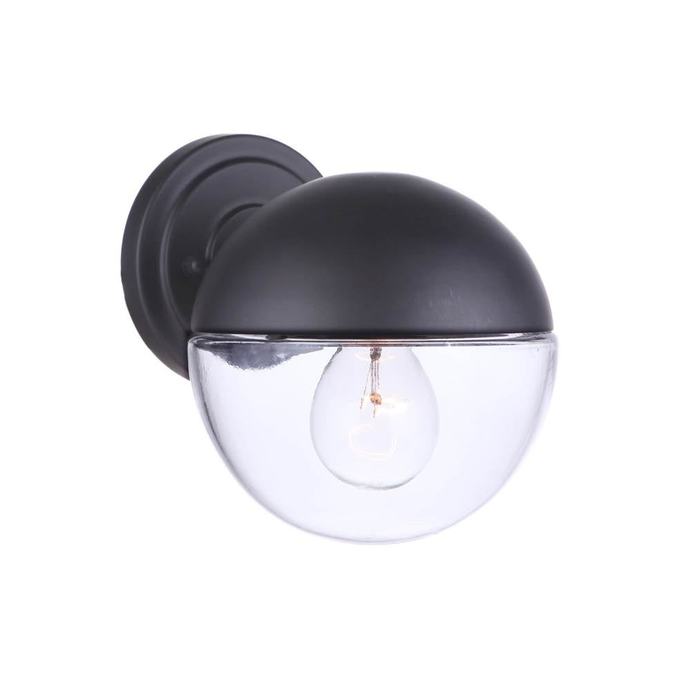 Craftmade Evie 1 Light Small Outdoor Wall Lantern In Midnight