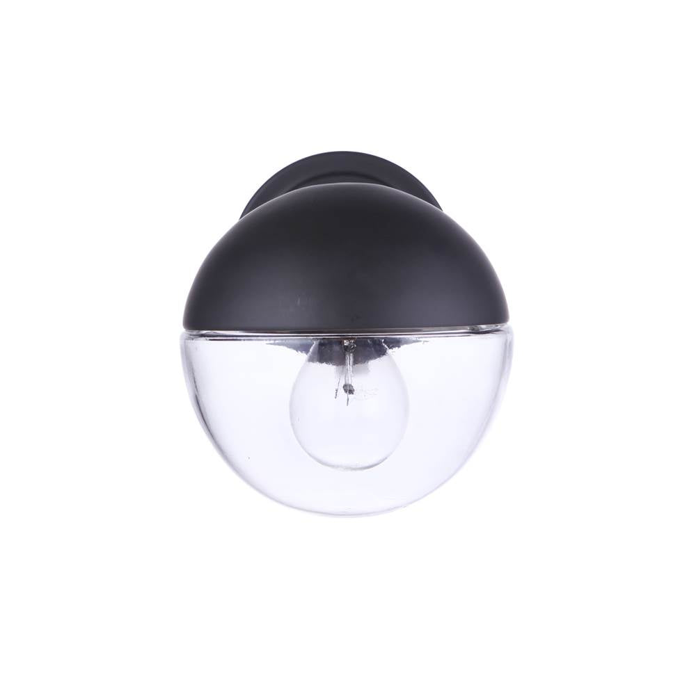 Craftmade ZA3404-MN Midnight Evie 1 Light Small Outdoor Wall Lantern In Midnight Image 8