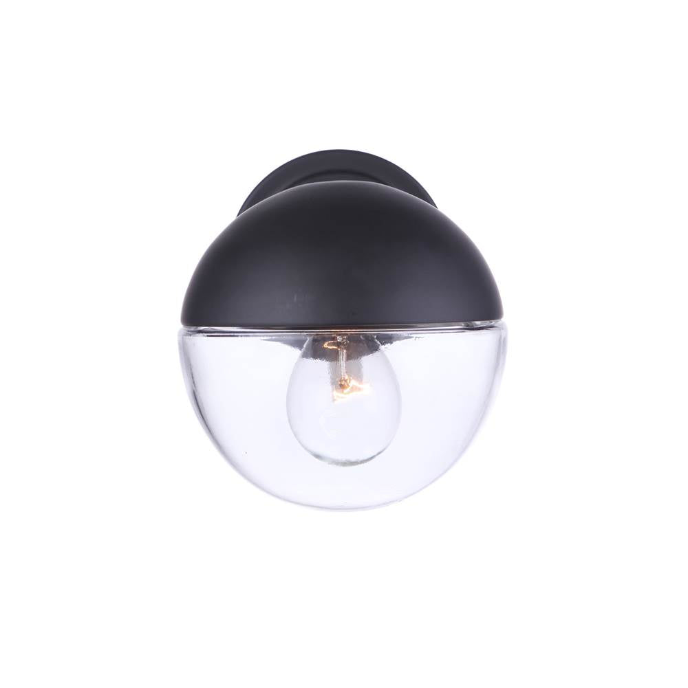 Craftmade ZA3404-MN Midnight Evie 1 Light Small Outdoor Wall Lantern In Midnight Image 7