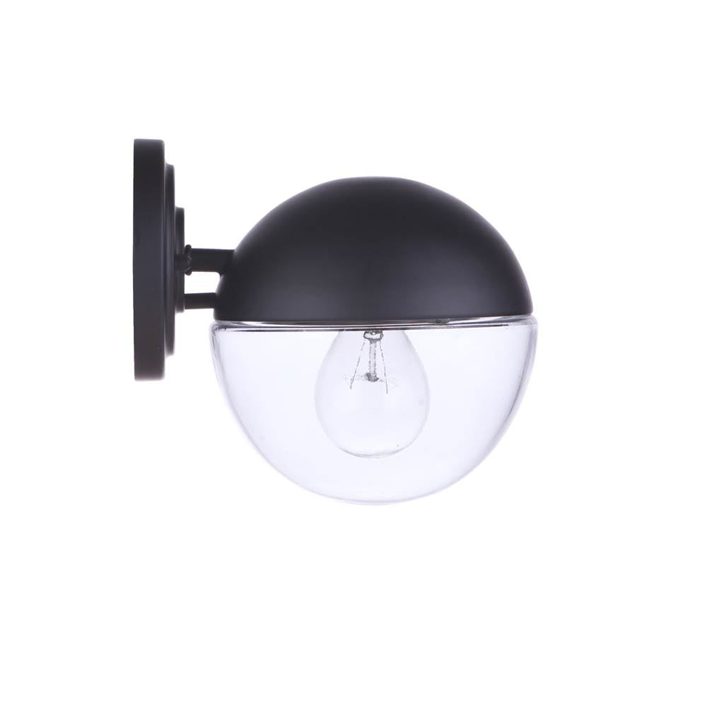 Craftmade ZA3404-MN Midnight Evie 1 Light Small Outdoor Wall Lantern In Midnight Image 5