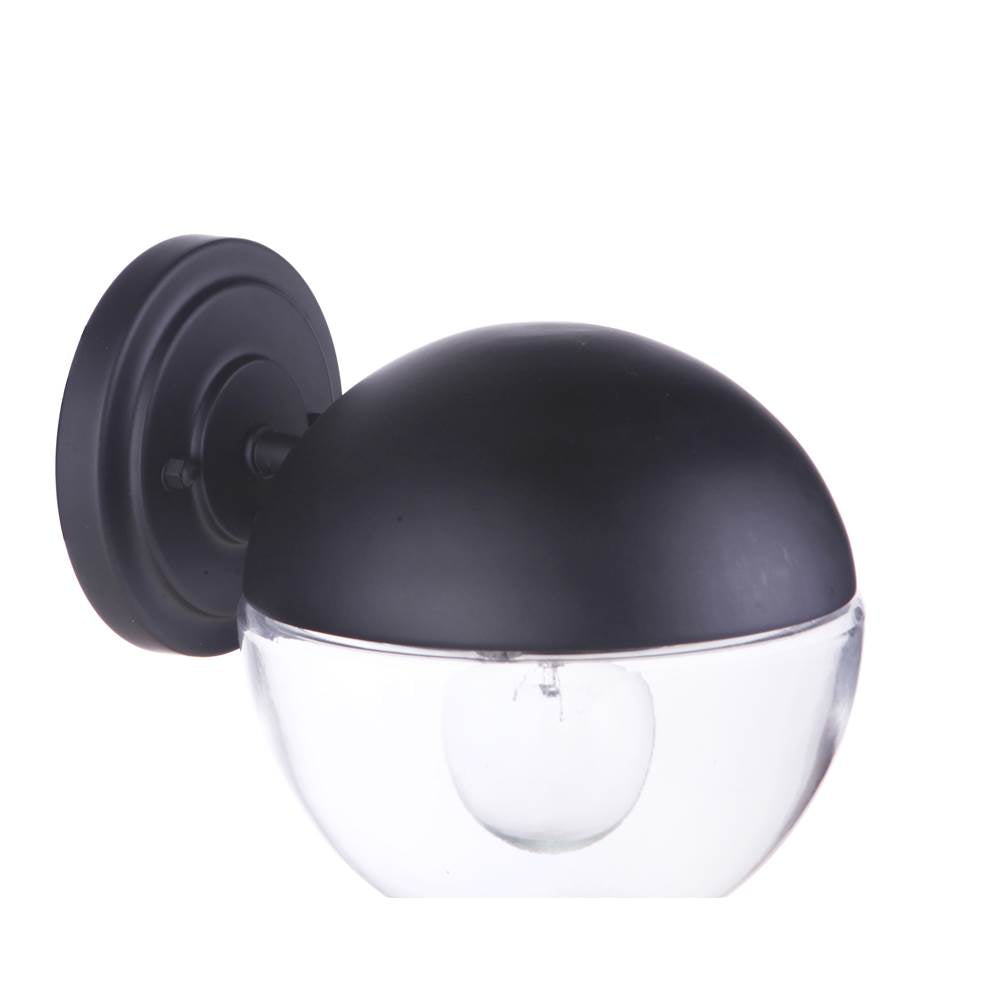 Craftmade ZA3404-MN Midnight Evie 1 Light Small Outdoor Wall Lantern In Midnight Image 4