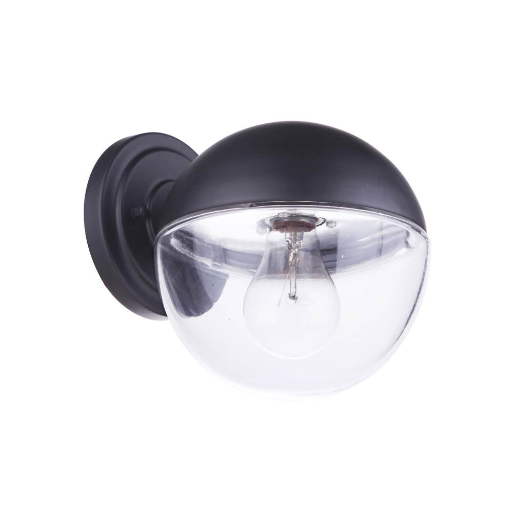 Craftmade ZA3404-MN Midnight Evie 1 Light Small Outdoor Wall Lantern In Midnight Image 2