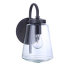 Craftmade Laclede 1 Light Small Outdoor Wall Lantern In Midnight