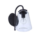 Craftmade ZA3804-MN Midnight Laclede 1 Light Small Outdoor Wall Lantern In Midnight Image 3