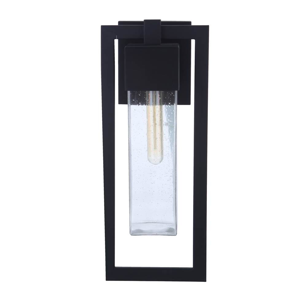 Craftmade ZA4004-MN Midnight Perimeter 1 Light Small Outdoor Wall Lantern In Midnight Image 5
