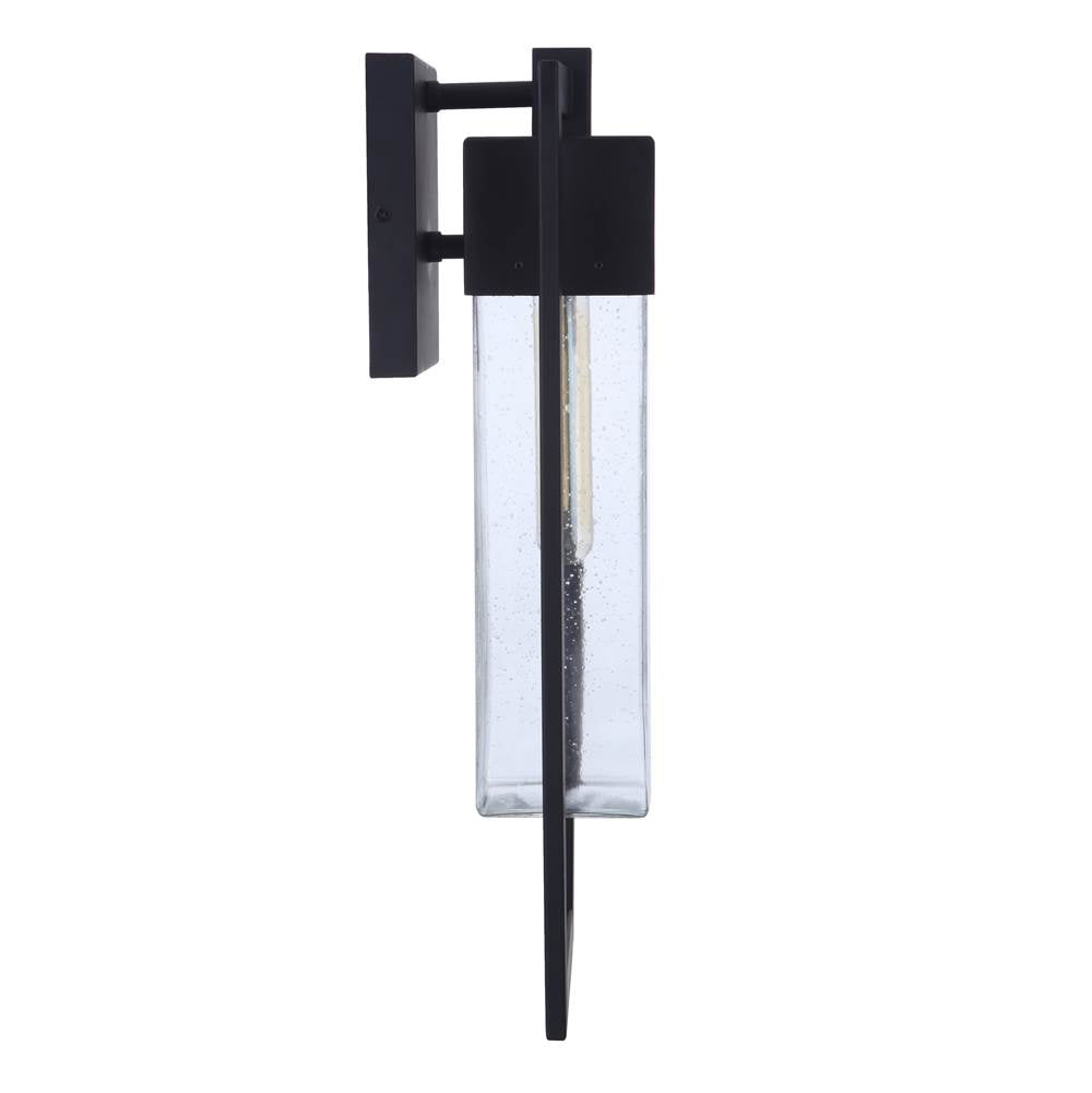 Craftmade ZA4004-MN Midnight Perimeter 1 Light Small Outdoor Wall Lantern In Midnight Image 4