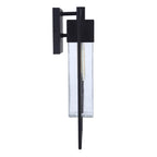 Craftmade ZA4004-MN Midnight Perimeter 1 Light Small Outdoor Wall Lantern In Midnight Image 4