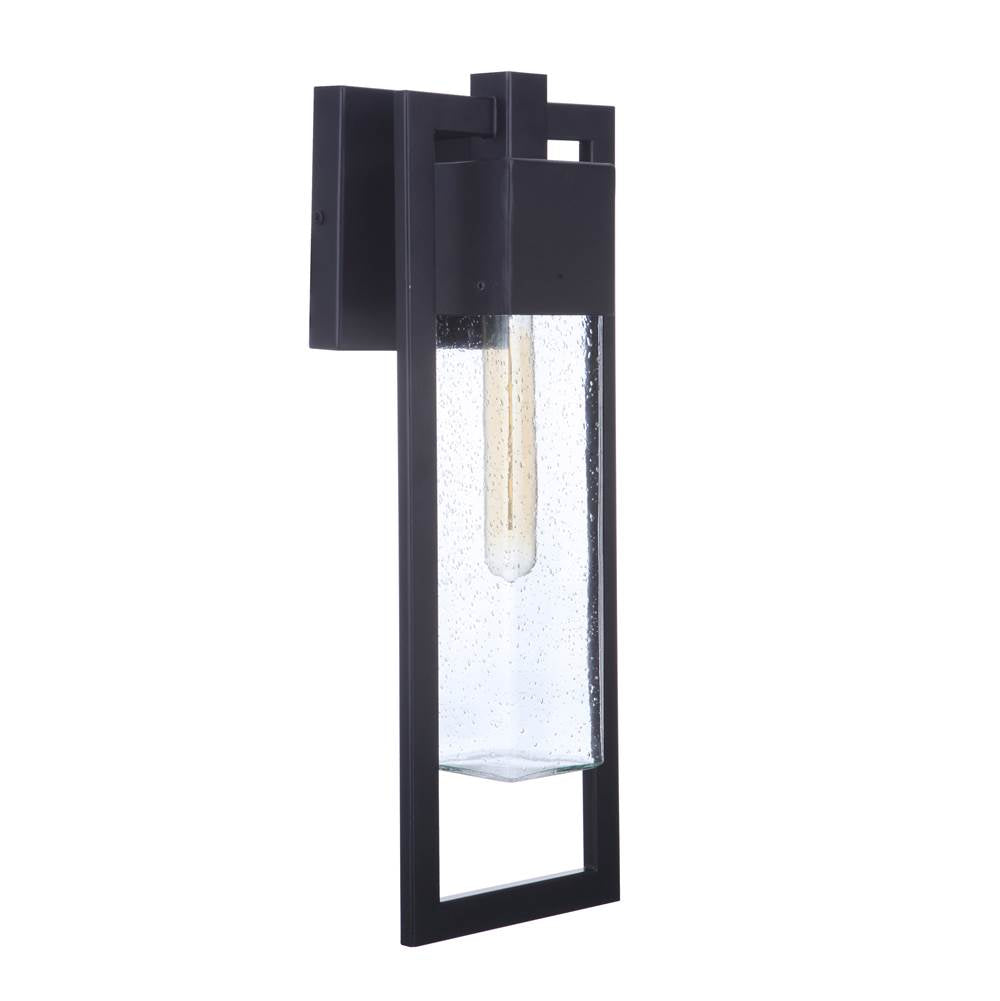 Craftmade ZA4014-MN Midnight Perimeter 1 Light Medium Outdoor Wall Lantern In Midnight Image 1