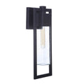 Craftmade ZA4014-MN Midnight Perimeter 1 Light Medium Outdoor Wall Lantern In Midnight Image 1