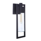 Craftmade ZA4014-MN Midnight Perimeter 1 Light Medium Outdoor Wall Lantern In Midnight Image 1