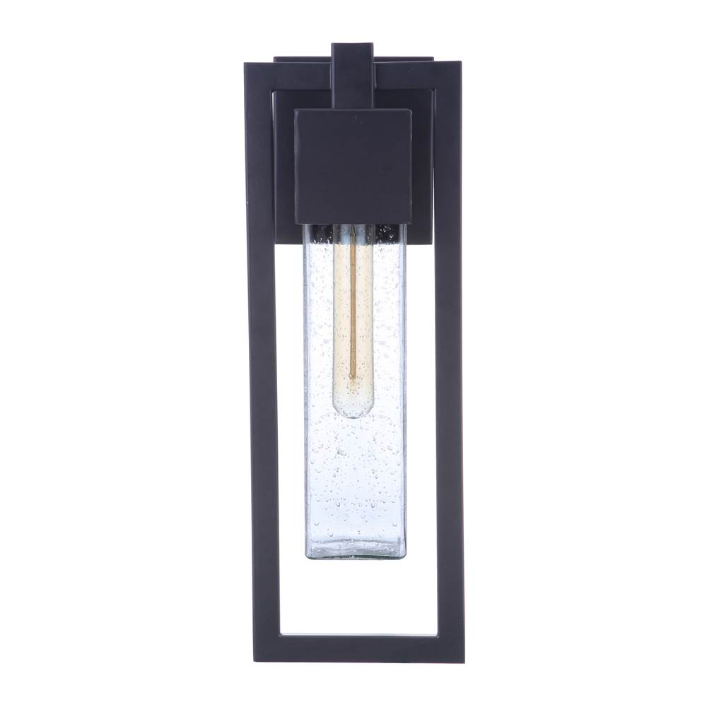 Craftmade ZA4014-MN Midnight Perimeter 1 Light Medium Outdoor Wall Lantern In Midnight Image 7