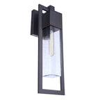 Craftmade ZA4014-MN Midnight Perimeter 1 Light Medium Outdoor Wall Lantern In Midnight Image 4