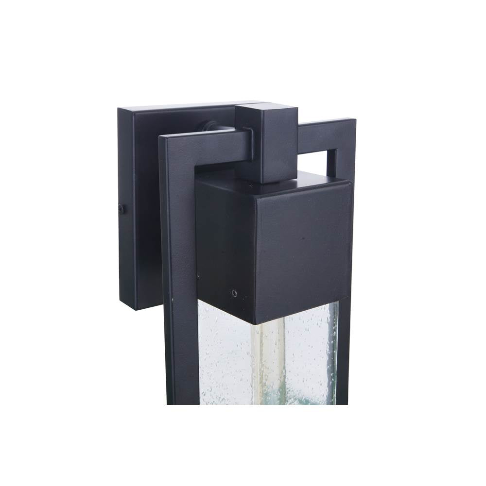 Craftmade ZA4014-MN Midnight Perimeter 1 Light Medium Outdoor Wall Lantern In Midnight Image 3