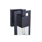 Craftmade ZA4014-MN Midnight Perimeter 1 Light Medium Outdoor Wall Lantern In Midnight Image 3