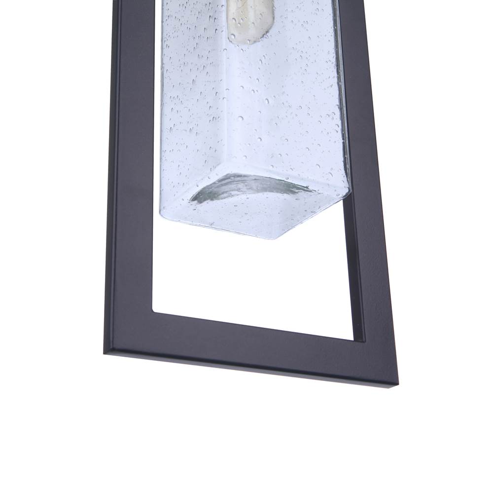 Craftmade ZA4014-MN Midnight Perimeter 1 Light Medium Outdoor Wall Lantern In Midnight Image 2