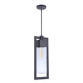 Craftmade ZA4021-MN Midnight Perimeter 1 Light Large Outdoor Pendant In Midnight Image 1