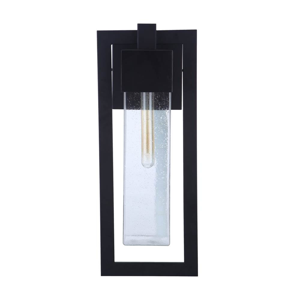 Craftmade ZA4024-MN Midnight Perimeter 1 Light Large Outdoor Wall Lantern In Midnight Image 7